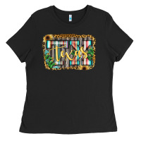 Black Tx Texas Ladies Tee - JahusDesignShop