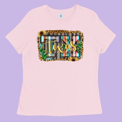 Tx Texas Ladies Tee Designed By Jahusdesignshop