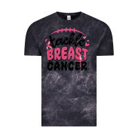 Cloud Black tackle breast cancer Vintage Tee - MaliasSmallBusiness