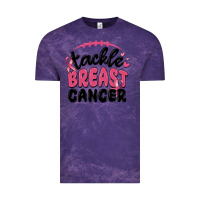 Cloud Purple tackle breast cancer Vintage Tee - MaliasSmallBusiness