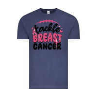 Vintage Denim tackle breast cancer Vintage Tee - MaliasSmallBusiness
