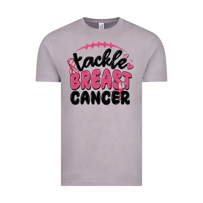 Tackle Breast Cancer Vintage Tee by MaliasSmallBusiness | Teevron