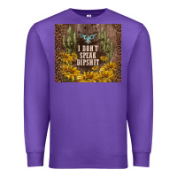 Purple i don't speak dipshit Premium Sweatshirt - TumblerDesignByShophia