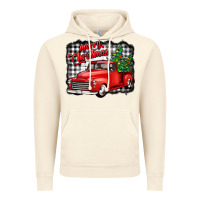 Vintage Artic merry christmas red truck christmas trees Vintage Hoodie - Jasminsmagicworld