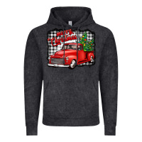 Vintage Black merry christmas red truck christmas trees Vintage Hoodie - Jasminsmagicworld
