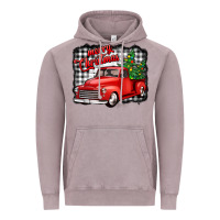 Vintage Zinc merry christmas red truck christmas trees Vintage Hoodie - Jasminsmagicworld