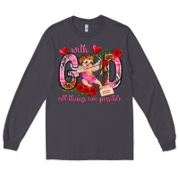 Smoke with god all things are possible Long Sleeve Tee - NancyCooperArtShop