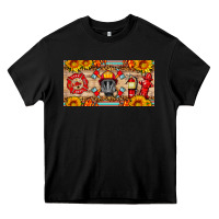 Black firefighter air mask sunflower and elementary license plate Heavy Core Tee - HRA Design Shop