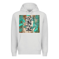 Dove Grey nana life glitter leopard Premium Hoodie - TumblerDesignByShophia