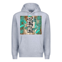 Heather Grey nana life glitter leopard Premium Hoodie - TumblerDesignByShophia