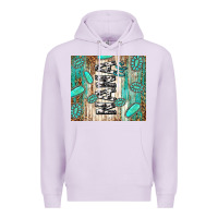 Lilac nana life glitter leopard Premium Hoodie - TumblerDesignByShophia