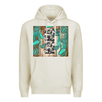 Oatmeal Heather nana life glitter leopard Premium Hoodie - TumblerDesignByShophia