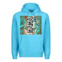 Ocean Blue nana life glitter leopard Premium Hoodie - TumblerDesignByShophia