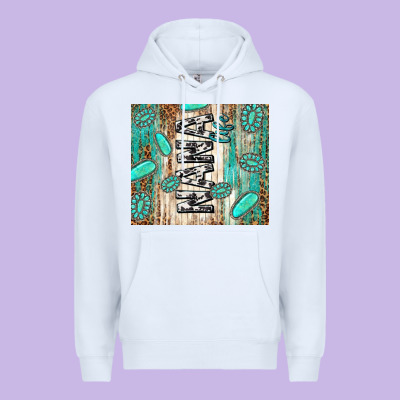 Nana Life Glitter Leopard Premium Hoodie Designed By Tumblerdesignbyshophia