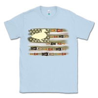Dusty Blue duck hunter flag Classic Tee - MaliasSmallBusiness