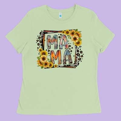 Mama Western Ladies Tee Designed By Racoondesign