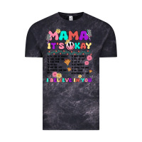 Cloud Black mama it's okay Vintage Tee - JahusDesignShop