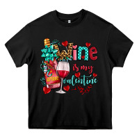 Black wine is my valentine olivia Heavy Core Tee - OliviaCreatesArt