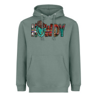 Sage Western Howdy Gemstone Cowboy Hat Heavyweight Hoodie - HowdyJamesFarm