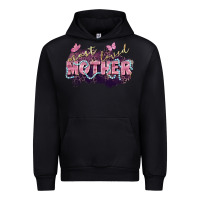 Black Most loved mother Mother's Day Urban Hoodie - FaDigitalArtStudio
