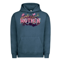 Pigment Midnight Navy Most loved mother Mother's Day Urban Hoodie - FaDigitalArtStudio