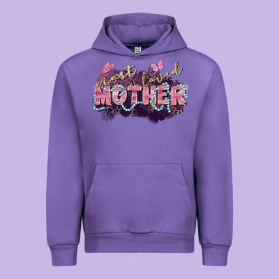 Most Loved Mother Mother's Day Urban Hoodie Designed By Fadigitalartstudio