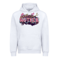White Most loved mother Mother's Day Urban Hoodie - FaDigitalArtStudio