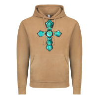 Vintage Camel western turquoise gemstone cross Vintage Hoodie - BarkalooDesign