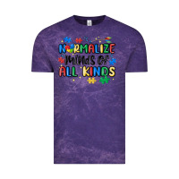 Cloud Purple normalize minds of all kinds Vintage Tee - MaliasSmallBusiness
