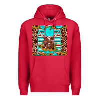 Cardinal texas longhorn sunflower gemstone Premium Hoodie - JahusDesignShop