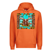 Carrot texas longhorn sunflower gemstone Premium Hoodie - JahusDesignShop