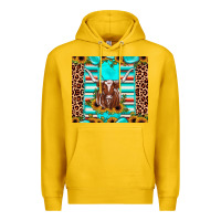 Lemon texas longhorn sunflower gemstone Premium Hoodie - JahusDesignShop