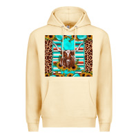Pina Colada texas longhorn sunflower gemstone Premium Hoodie - JahusDesignShop