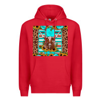 Red texas longhorn sunflower gemstone Premium Hoodie - JahusDesignShop