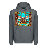 Rock texas longhorn sunflower gemstone Premium Hoodie - JahusDesignShop