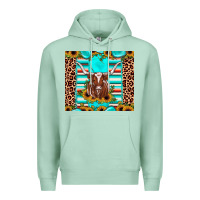 Seafoam texas longhorn sunflower gemstone Premium Hoodie - JahusDesignShop