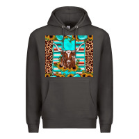 Smoke texas longhorn sunflower gemstone Premium Hoodie - JahusDesignShop