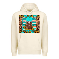 Tofu texas longhorn sunflower gemstone Premium Hoodie - JahusDesignShop