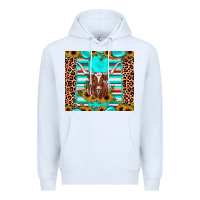 White texas longhorn sunflower gemstone Premium Hoodie - JahusDesignShop