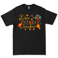 Black one thankful teacher Premium Tee - JahusDesignShop