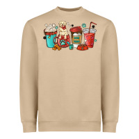 Mushroom dog mama golden retriever Heavyweight Sweatshirt - MaliasSmallBusiness