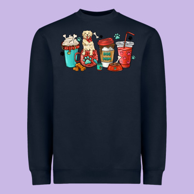Dog Mama Golden Retriever Heavyweight Sweatshirt Designed By Maliassmallbusiness