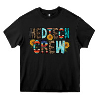 Black medtech crew Heavy Core Tee - RacoonDesign