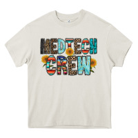 Cream medtech crew Heavy Core Tee - RacoonDesign