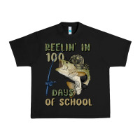 Black reelin' in 100 days of school Urban Heavy Tee - MaliasSmallBusiness