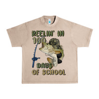 French Oak reelin' in 100 days of school Urban Heavy Tee - MaliasSmallBusiness