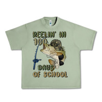 Oil Green reelin' in 100 days of school Urban Heavy Tee - MaliasSmallBusiness