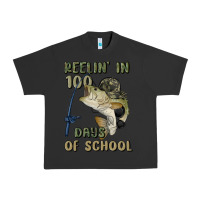 Pigment Black reelin' in 100 days of school Urban Heavy Tee - MaliasSmallBusiness
