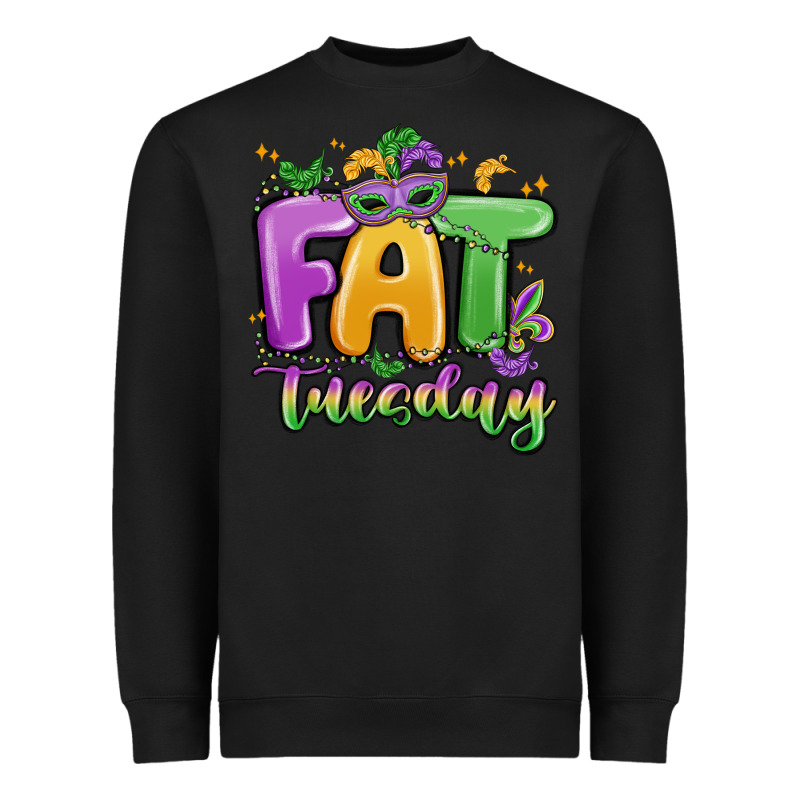 Fat Tuesday Heavyweight Sweatshirt by MaliasSmallBusiness | Teevron