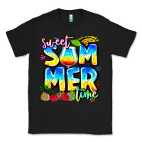 Black summer time Classic Tee - CowhideDigitalArt